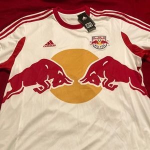 Adidas New York Red Bulls MLS Soccer Jersey